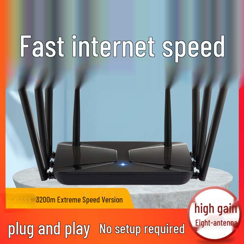 Двухдиапазонный гигабитный Wi-Fi6 роутер высокой мощности 2025 года: 5G, 1700 МГц, Проникающий через стены, Высокоскоростной беспроводной для умных домов