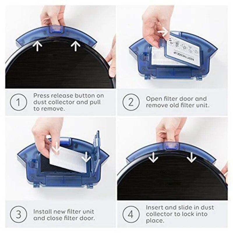 Запасные части для робота-очистителя, фильтры и щетки для Eufy RoboVac 11S/RoboVac 30, комплект аксессуаров