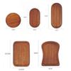 Деревянные обеденные тарелки для еды, 5 стилей нестандартных деревянных сервировочных тарелок, легко чистятся и легкие для блюд закусок, десертов, небьющаяся классическая тарелка