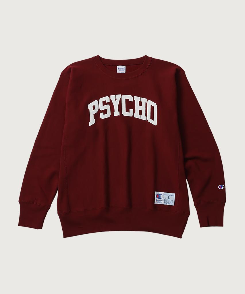 CHAMPION X Undercover Reverse Weave Psycho Sweatshirt Wine