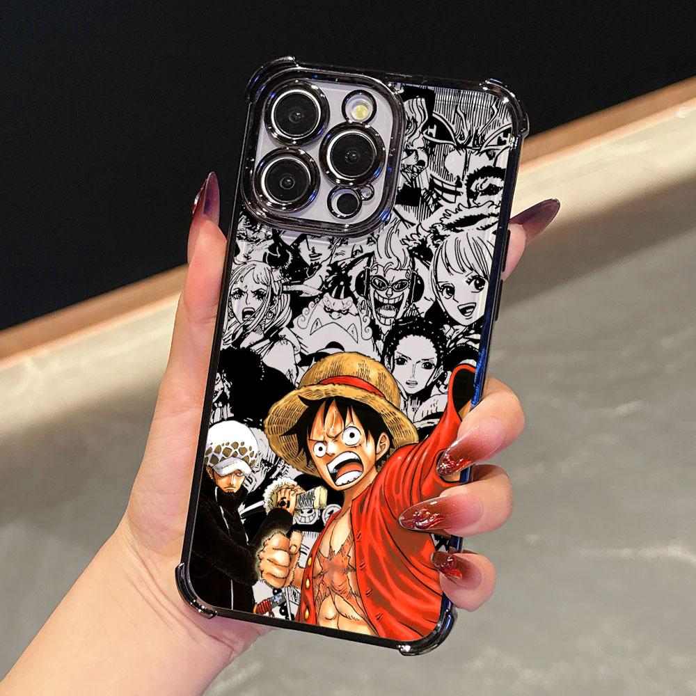 Аниме Gear 5 Чехол для телефона с покрытием LuffyS для Xiaomi Redmi A7 15 15C 14C K50 Note 15 14 13 12 12s Pro Plus 4G 5G Противоударный с подушкой безопасности