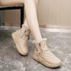 Winter Ladies Shoes Lace Up Women Sneakers Snow Ankle Boots Waterproof Warm Platform Botas Woman Footwear