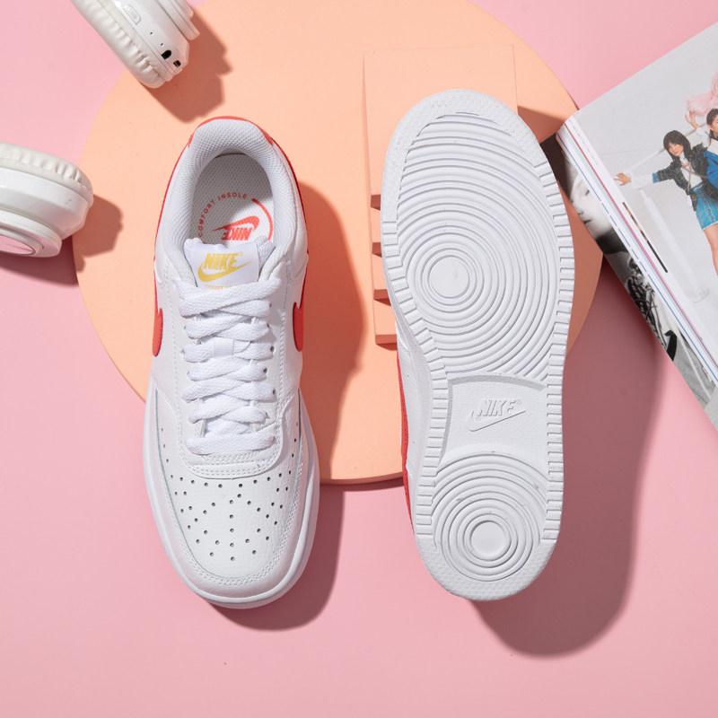 Nike Женские кроссовки Court Vision Low White Magic Ember Saturn-Gold CD5434-112