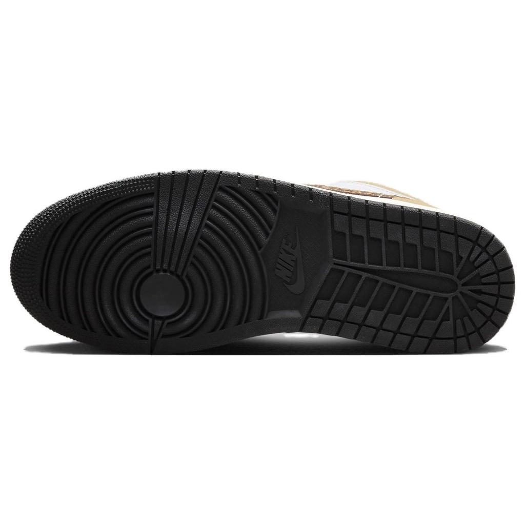 Jordan Air Jordan 1 Low SE 'Brown Elephant' Модные низкие винтажные баскетбольные кроссовки Мужские Белый Коричневый DZ4130-201
