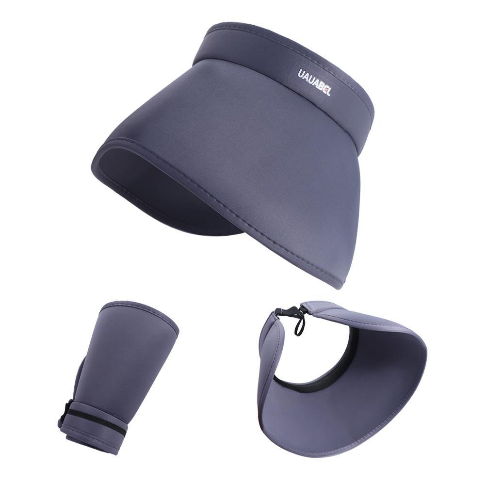 UV Protection Women Sun Hat Foldable Sun Protection Cap Simple Empty Top Cap Summer