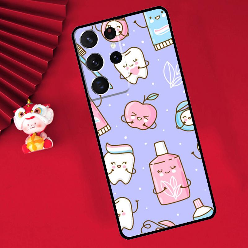 Смешной чехол для стоматолога для Samsung Galaxy S25 S26 Ultra S22 S23 S24 Ultra S20 S21 Plus S10 S25 FE Cover Funda