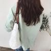 Korean Lace Aesthetic Large Capacity Shoulder Bucket Bag for Women - Spring/Summer