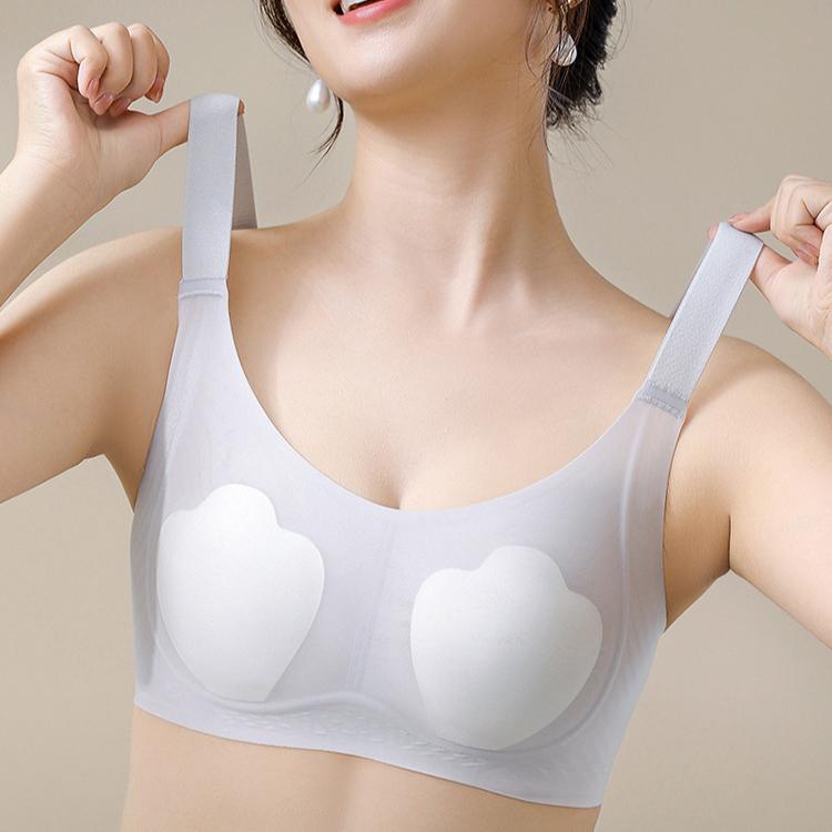 Rabbit Ear Bra Women's Soft Support Bra Decompression Bra Seamless Bra Push Up Bra