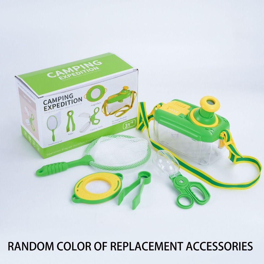 С лупой исследование насекомых на открытом воздухе инструменты для приключений на природе детские подарки