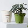 Double Layer Self Watering Hydroponics Flower Pot Plastic Lazy Automatic Water-Absorbing Plants Pot Potted Planters Office Home