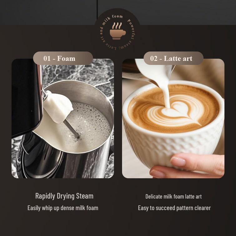 Кофемашина эспрессо 20 Бар с сенсорным экраном и вспенивателем молока - Идеально для дома или офиса