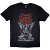 Ozzy Osbourne T Shirt Angel Wings Logo new Official Mens Black Size L