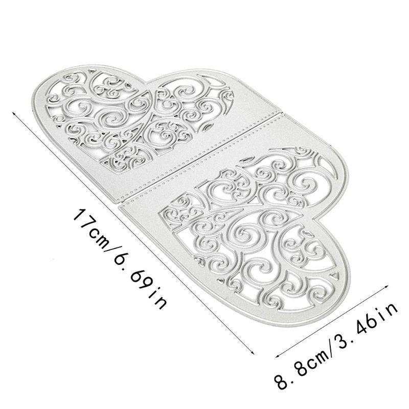 Wedding Heart Metal Cutting Dies Stencil DIY Scrapbooking Album Stamp Paper Card Embossing Craft