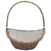 VidaXL Firewood Basket with Handle 57x46.5x52 Cm Brown