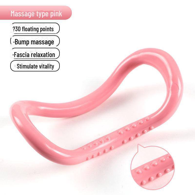 Комплект из четырех предметов для йоги: Педальный съемник, устройство для красоты ног, тонер для бедер и кольцо для йоги.