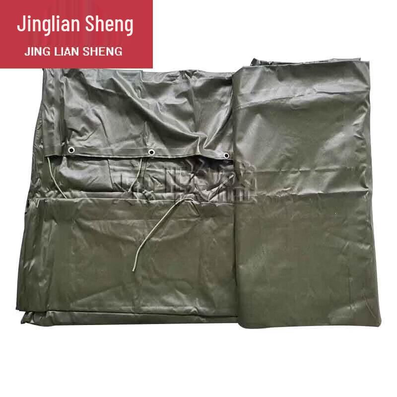 Heavy-Duty Green Truck Tarpaulin