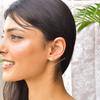 Natural Peridot studs Peridot tiny studs for women Sterling silver gemstone earrings faceted peridot stud halo earrings Unique gifts