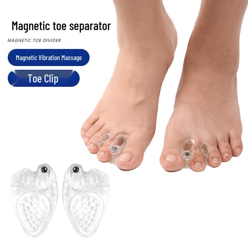A-shaped Hallux Valgus Toe Separator with Magnetic Shock-Absorbing Forefoot Pad
