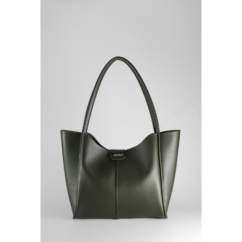 Women's Black Large Size Makeup Bag Hand And Shoulder Bag