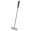 Hand Rake Garden Rake with 60cm Handle 8-Tine