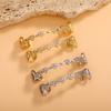 Fully diamond-set zirconia dental jewellery: adjustable accessories for rappers, suitable for everyday wear
