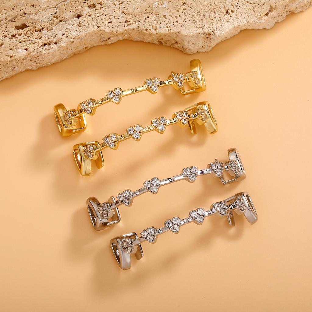 Fully diamond-set zirconia dental jewellery: adjustable accessories for rappers, suitable for everyday wear