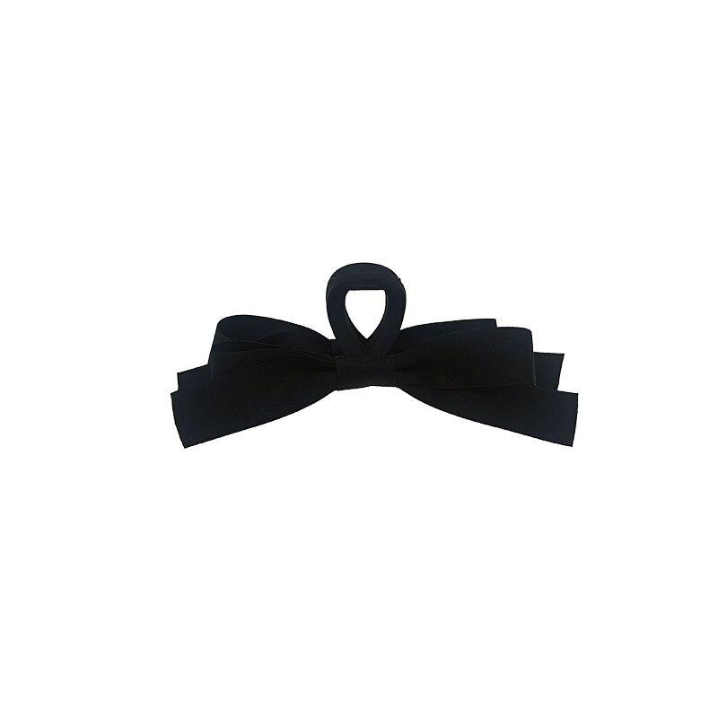 Double Sided Bow-Knot Grab Clip Hairpins Big Size Bow Velvet Hair Claws Korean Hair Clip Hair Style Accessories Fashion Barrette