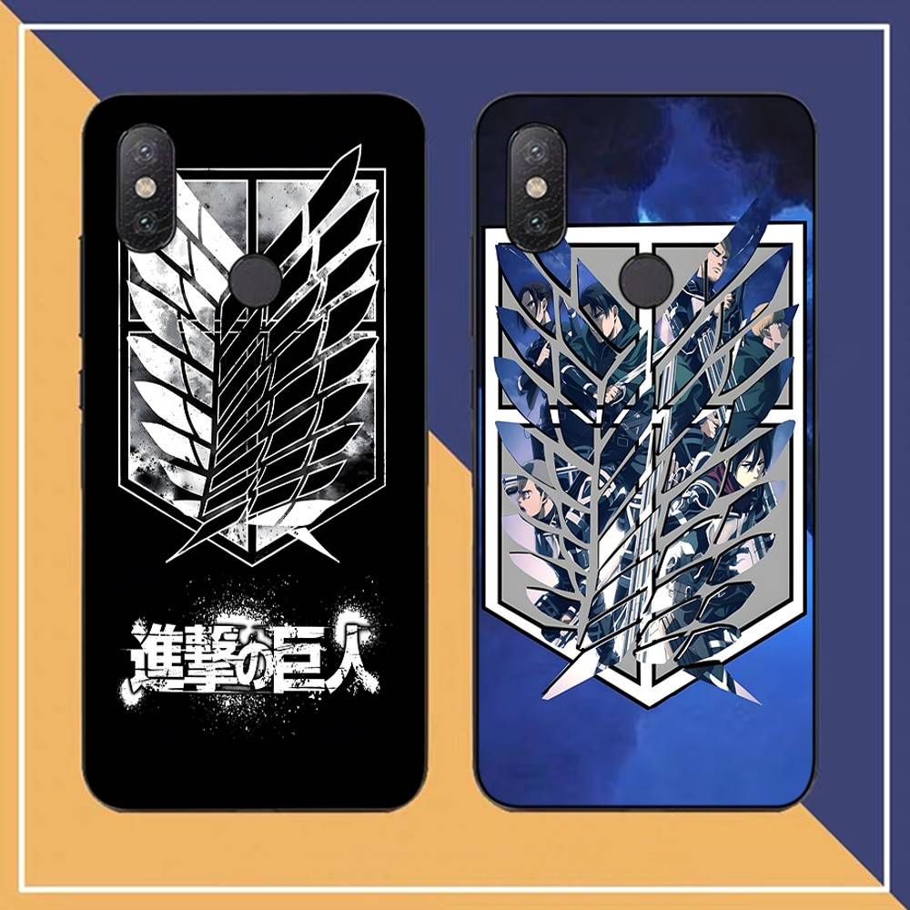 Hot Anime Attack On Titan Phone Case For Redmi Note 4 X 5 A 6 7 8 T 9 9S 10 11 11S 11Epro Poco M3 Pro