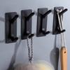 Крючки для полотенец Самоклеящиеся Крючки для ванной 304 Нержавеющая сталь Крючки для халатов Подвеска для хранения вещей в комнате Сильная адгезия Наклейка Настенный крючок