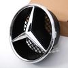 Для Mercedes Benz W245 B200 B250 W204 C300 C250 C350 GLK X204 GLK300 GLK350 Глянцевый черный Новейший 3D Логотип-эмблема Звезда Черная окантовка