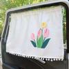 Suction Cup Curtain In The Car Window Sunshade Cover Cartoon Universal Side Window Sunshade UV Protection For Kid Baby Children