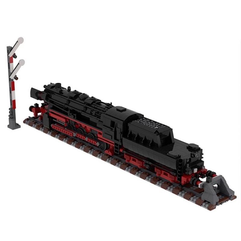 Building Block Steam Locomotive Puzzle Diy Assembly Set