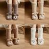 Coral Fleece Snow Socks Soft Leg Covers Warm Sleeping Socks  Christmas Gift