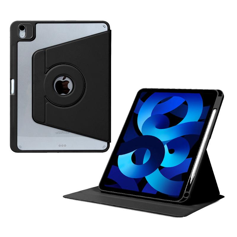 For iPad Air 13 (2025)/(2024) Case Leather Magnetic Detachable Smart Tablet Cover Rotation Foldable Stand