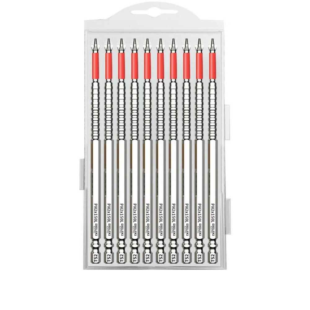 6/10/20pcs S2 Zinc Zinc Alloy Steel Cross Screwdriver  Head Non-slip Electric Screwdriver Bit  Electric Drill