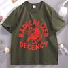 Radicalized By Basic Decency T Shirt Unisex Women Casual Cotton Short Sleeve HuUnisex Rights Tshirt Unisex Comfortable Male Clothes