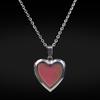 Mood Necklaces Heart Pendant Necklace Temperature Control Color Change Necklace