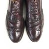 80s-90s Vintage/ALDEN 929/Full Brogue Wingtip Shoes/9D/26.5-27.0/Brown/(USED)