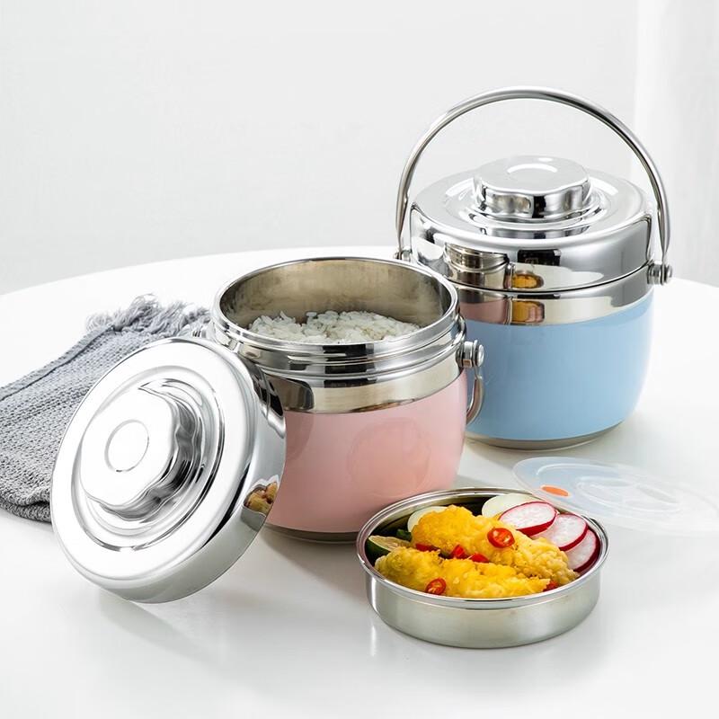 Stainless Steel Double-Layer Insulated Lunch Box