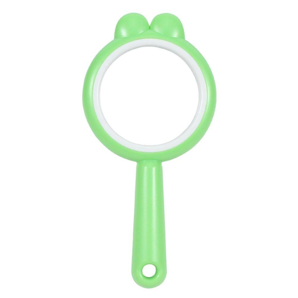 Science Tool 4X Magnifyer Pink/Purple/Yellow/Green Handheld Reading Magnifier  Kids