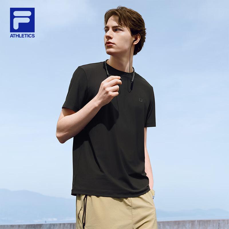 Fila Мужская минималистичная спортивная футболка с коротким рукавом для защиты от солнца
