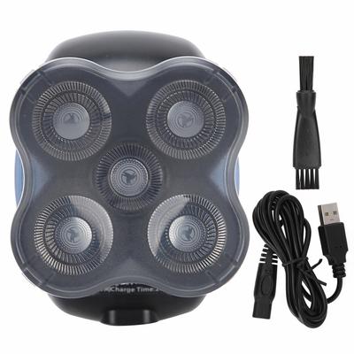 Электробритва с 5 лезвиями, водонепроницаемая бритва, перезаряжаемый инструмент для бритья бороды у мужчин