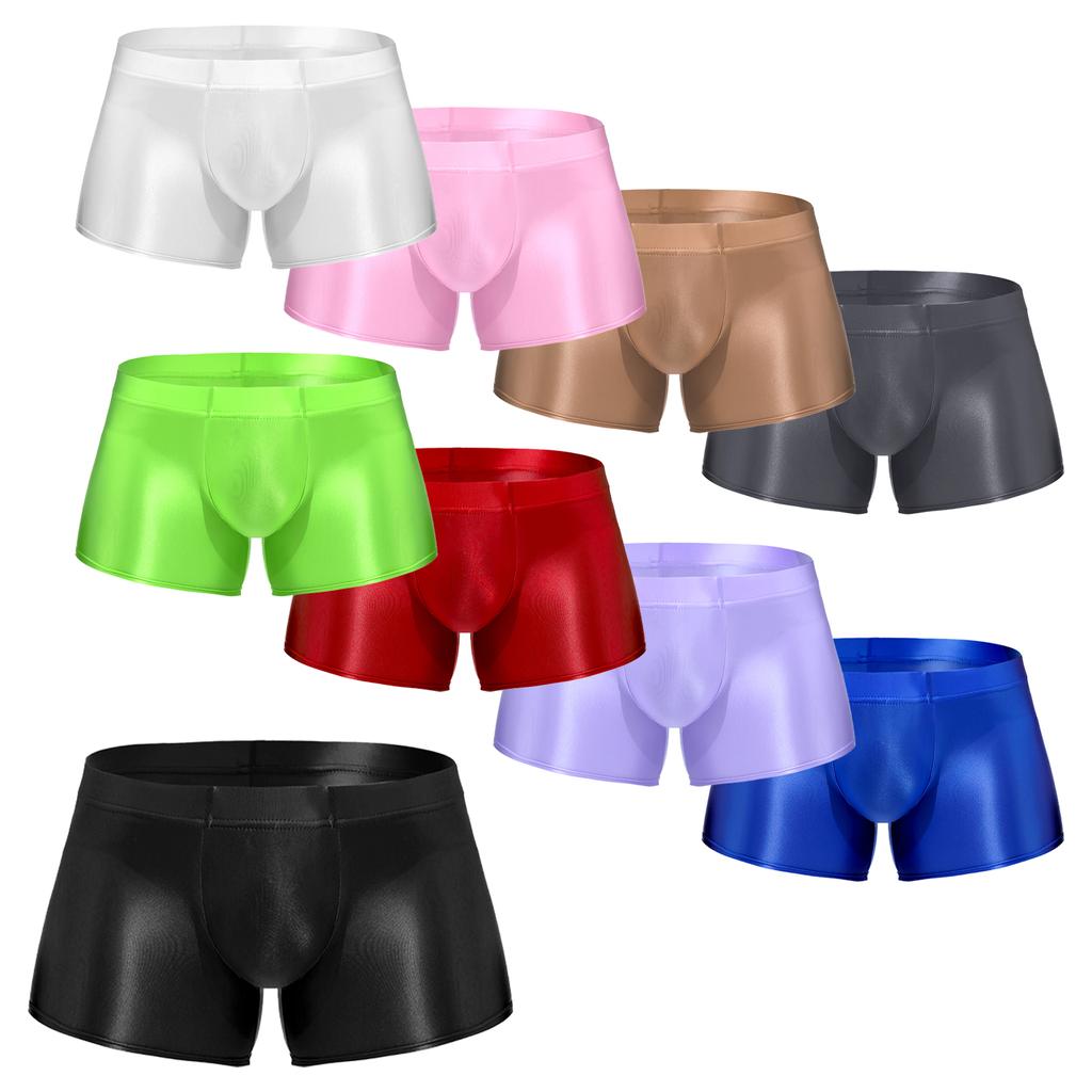 Men's Underwear Boxer Short Breathable Seamless Transparent Briefs Swimming Trunks Underpants
