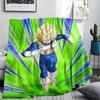 Dragon Ball Characters pattern Flannel Blanket, High quality Comfortable for All Seasons, Home Decor, Warmth and Comfort, Perfect for Gifts.