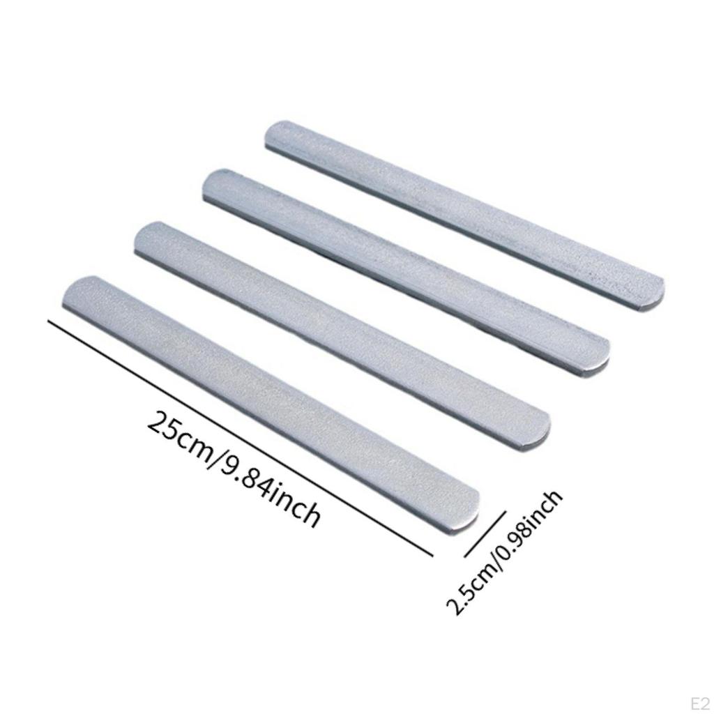 4 Pieces Weight Vest Plates Strength Training with Round Head Plate for Jogging Cardio