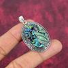 Abalone Shell 925 Solid Sterling Silver Pendant, Handmade Gemstone Pendant Jewelry, Gifts For Wife Brand New Pendant