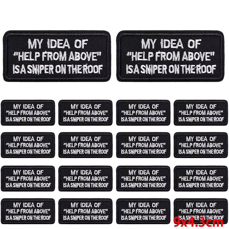 10Pcs/Lot Patch With Letters Iron On Patches For Clothing Thermoadhesive Patches On Clothes Slogan Proverb Patch For Clothes Sew