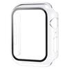 Tempered Glass+cover For Apple Watch Case 45mm 44mm 42mm 41mm 38-40mm PC bumper Screen Protector iWatch series 9 8 7 se 6 4 5 3 7