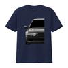 E38 750 Classic Retro Автомобильная Мужская Футболка Половина Переднего Вида Дизайн винтажный Стиранная дизайнерская одежда homme графика Растянутая