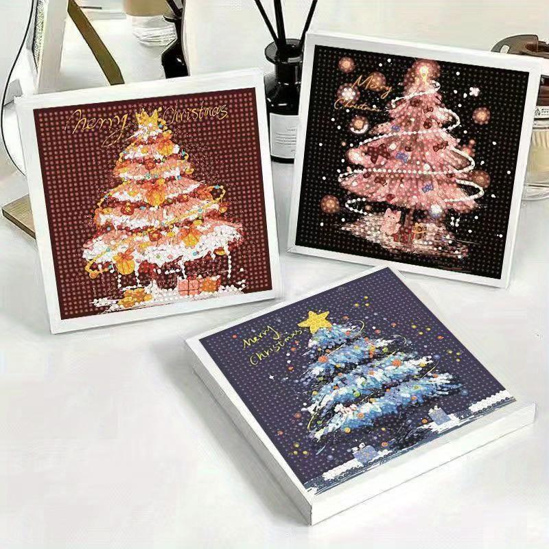 1Pc Christmas Small Gift Diamond DIY Handmade Photo Frame Decorative Painting Material Package